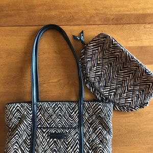 Vera Bradley Tote with bonus Clutch